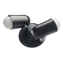 Ver imagem 1 de Spot Direcionável Duplo Em Alumínio Para Lâmpadas E27 Preto