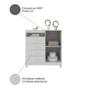 Ver imagem 3 de Cômoda Sapateira MDP 4 Gavetas e 1 Portas Baby Kids Incorplac