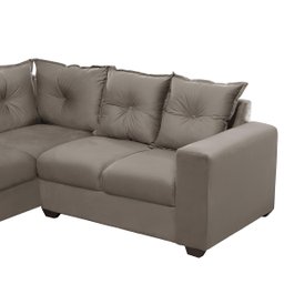 Sofá de Canto Califórnia 4 Lugares, com Molas Espirais, 1,66x1,83 Metros, Espuma Densidade D28, Capu - 3