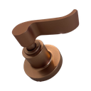 Ver imagem 4 de Kit 2 Acabamento Registro Alavanca Rose Gold Fosco Padrão Deca 3/4