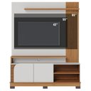 Ver imagem 4 de Estante Home Theater Jurerê 1.5 Off White Matte Freijó – Colibri