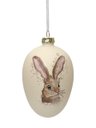 Ver imagem 2 de Ovo de Pascoa Delicate em Vidro Decorativo - 10cm C/2