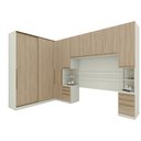 Ver imagem 1 de Quarto Casal 9 Portas 9 Gavetas Canto Areia/jequitibá