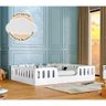 Cama Casal Design Montessoriana Helo Branco Luminária Led Branco - 1