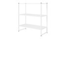 Ver imagem 5 de Nicho de Parede Industrial 3 Prateleiras MDF-MDP Branco 63cm x 66cm F5 Office