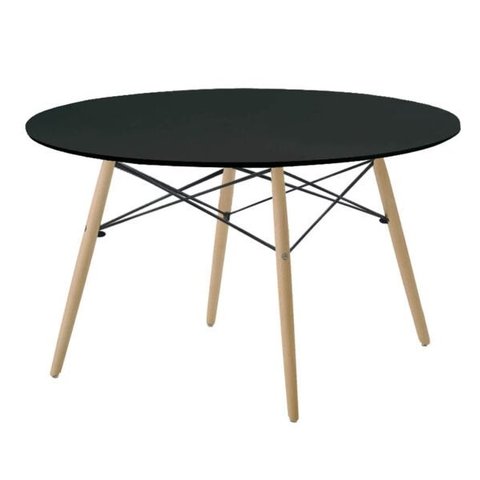 Mesa Eiffel Mor 1,20M Preta
