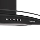 Ver imagem 6 de Coifa Nardelli de Parede Clean Vidro Curvo Black 70cm