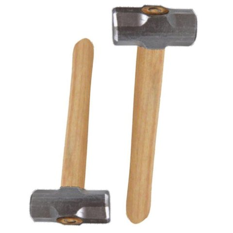 Marreta Aço com Cunha com Cabo 1 Kg - Fundição Petrópolis