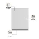 Ver imagem 3 de Armário Aéreo 40cm 1 Porta Evidence Poliman Móveis