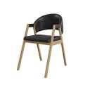 Ver imagem 1 de Cadeira Mesa de Jantar Suellen Estofada Reforçada - Balaqui Cor:preto
