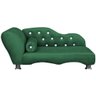 Caminha Pet Luxo Divâ Strass Tecido Veludo Divini Decor:verde - 2
