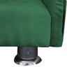 Caminha Pet Luxo Divâ Strass Tecido Veludo Divini Decor:verde - 5