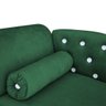 Caminha Pet Luxo Divâ Strass Tecido Veludo Divini Decor:verde - 4