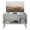 Ver imagem 4 de Rack Tv até 32 Polegadas Retrô com Espelhos Mp1078 Branco Natural