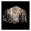 Ver imagem 2 de Lustre de Cristal Acrílico Alto Brilho Sala Quarto 30x30 Cm