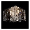 Ver imagem 1 de Lustre De Cristal Acrílico Alto Brilho Sala Quarto 30x30 Cm