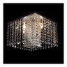 Lustre De Cristal Acrílico Alto Brilho Sala Quarto 30x30 Cm - 2