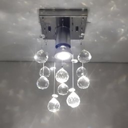 Lustre De Cristais Legítimos Soquete normal de rosquear e 25 Cm Altura - 3