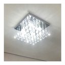 Ver imagem 4 de Lustre de Cristal K9 Legítimo Sala Quarto 30x30 Cm