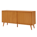 Ver imagem 6 de Buffet Aparador 2 Portas de Correr Moderno MDF MDP com Pé de Madeira Reforçado