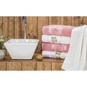 Ver imagem 1 de Jogo de Banho Ponto Russo 5 Peças:rose