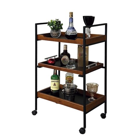 Carrinho Barzinho Para Servir Cantinho Café Chá Adega Bar Aparador Adega Bebidas Decoração Copos Sal