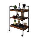 Ver imagem 1 de Carrinho Barzinho Para Servir Cantinho Café Chá Adega Bar Aparador Adega Bebidas Decoração Copos Sal