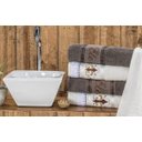 Ver imagem 1 de Jogo de Banho Ponto Russo 5 Peças:tabaco