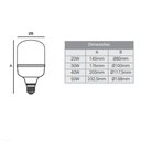 Ver imagem 3 de Kit 2 Lâmpadas de Led Globe E-27 30w 6500k Bivolt Kian