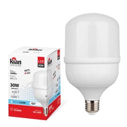 Kit 2 Lâmpadas de Led Globe E-27 30w 6500k Bivolt Kian - 4