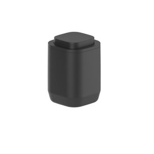 Porta Algodão Aura Preto Martiplast