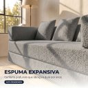 Ver imagem 7 de Sofá Cama 3 Lugares na Caixa 190 cm Capri Bouclê B05 - D'Rossi