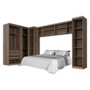 Ver imagem 3 de Guarda Roupa Modulado Dallas 7 Módulos 11 Portas de Bater 3 Gavetas