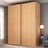 Guarda-roupa Solteiro Veneto 2 Portas 3 Gavetas 100% Mdf Olmo Italiano - Mambel - 1