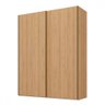 Guarda-roupa Solteiro Veneto 2 Portas 3 Gavetas 100% Mdf Olmo Italiano - Mambel - 2