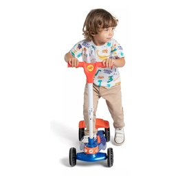 Patinete Infantil 2 em 1 em Pé e Sentado Azul/vermelho - Calesita - 6