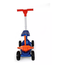 Ver imagem 3 de Patinete Infantil 2 em 1 em Pé e Sentado Azul/vermelho - Calesita