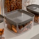 Ver imagem 3 de Pote Hermético Organizador 1l Linha Block Cinza Escuro ou