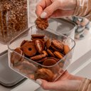 Ver imagem 4 de Pote Hermético Organizador 1l Linha Block Cinza Escuro ou