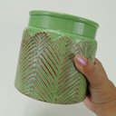 Ver imagem 4 de Vaso Crispin de Cerâmica Verde 13,5x14cm