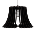 Ver imagem 4 de Luminária Teto tipo Pendente PANAMÁ MDF - Completa - Cor: Preta