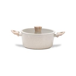 Jogo de Panelas 6 Peças Sirius Alumínio Fogão Indução Antiaderente Brinox Kit:vanilla/baunilha - 4