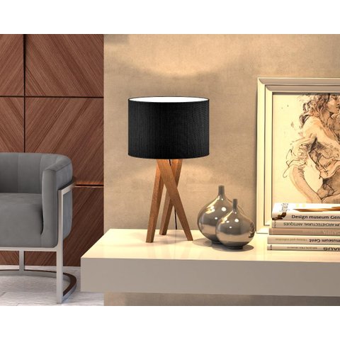Abajur Luminária Paris Mesa Sala Quarto Cúpula 53cm