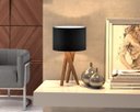 Ver imagem 1 de Abajur Luminária Paris Mesa Sala Quarto Cúpula 53cm