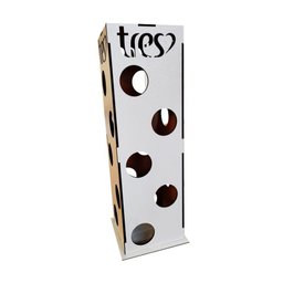 Torre Porta Capsulas Três Corações Mdf Branco [f031] - 3