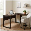 Ver imagem 5 de Mesa em L (Mesa 1,70m + Mesa Auxiliar) - c/ Gavetas - Workstart - Marsala/Preto - 25479