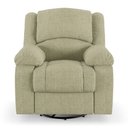 Ver imagem 2 de Poltrona do Papai Reclinável Sala de Cinema Madrid Glider Manual Giratória Massagem USB Linho Bege G