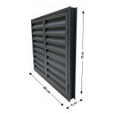 Ver imagem 1 de Portinhola Porta Alçapão Porta Gás 80x70 R6 Preto Prime