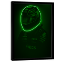 Ver imagem 1 de Quadro Decorativo Piloto Neon Verde