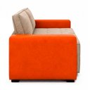 Ver imagem 7 de Sofá Retrátil Reclinável Living Cinema Linho/Corino 226cm Átrio – Paraná Metal:Bege